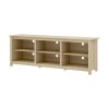 Farmhouse TV Stand in Light Oak Wood Finish - for TVs up to 70-inch